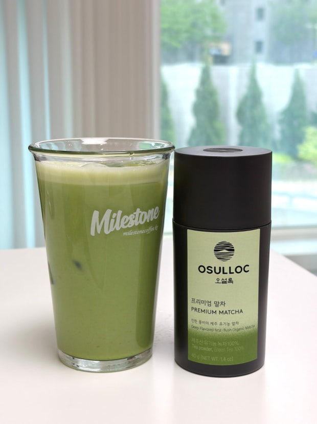 韓國 OSULLOC 濟州 純天然 有機頂級 抹茶粉 40g｜Premium Matcha
