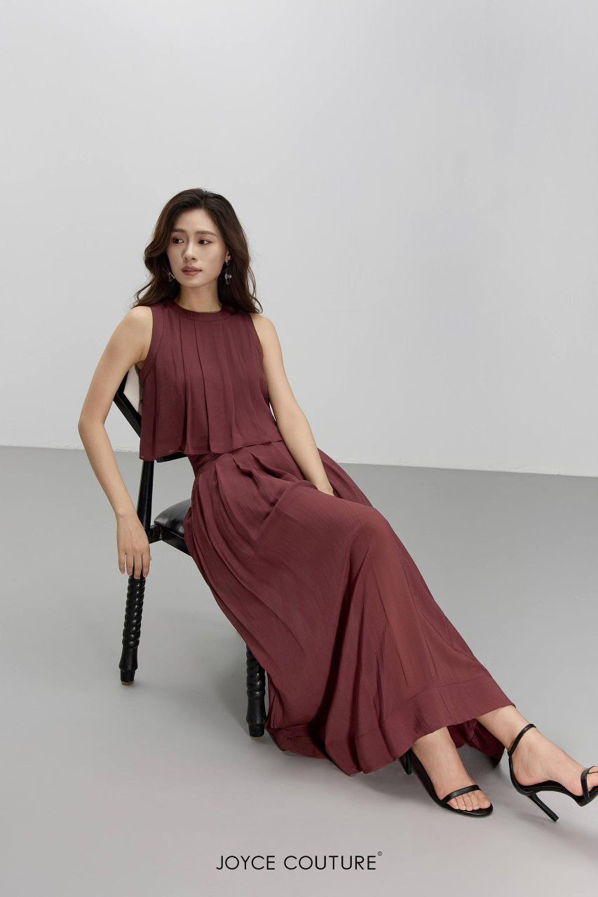 轻盈且优雅半长裙 S0150