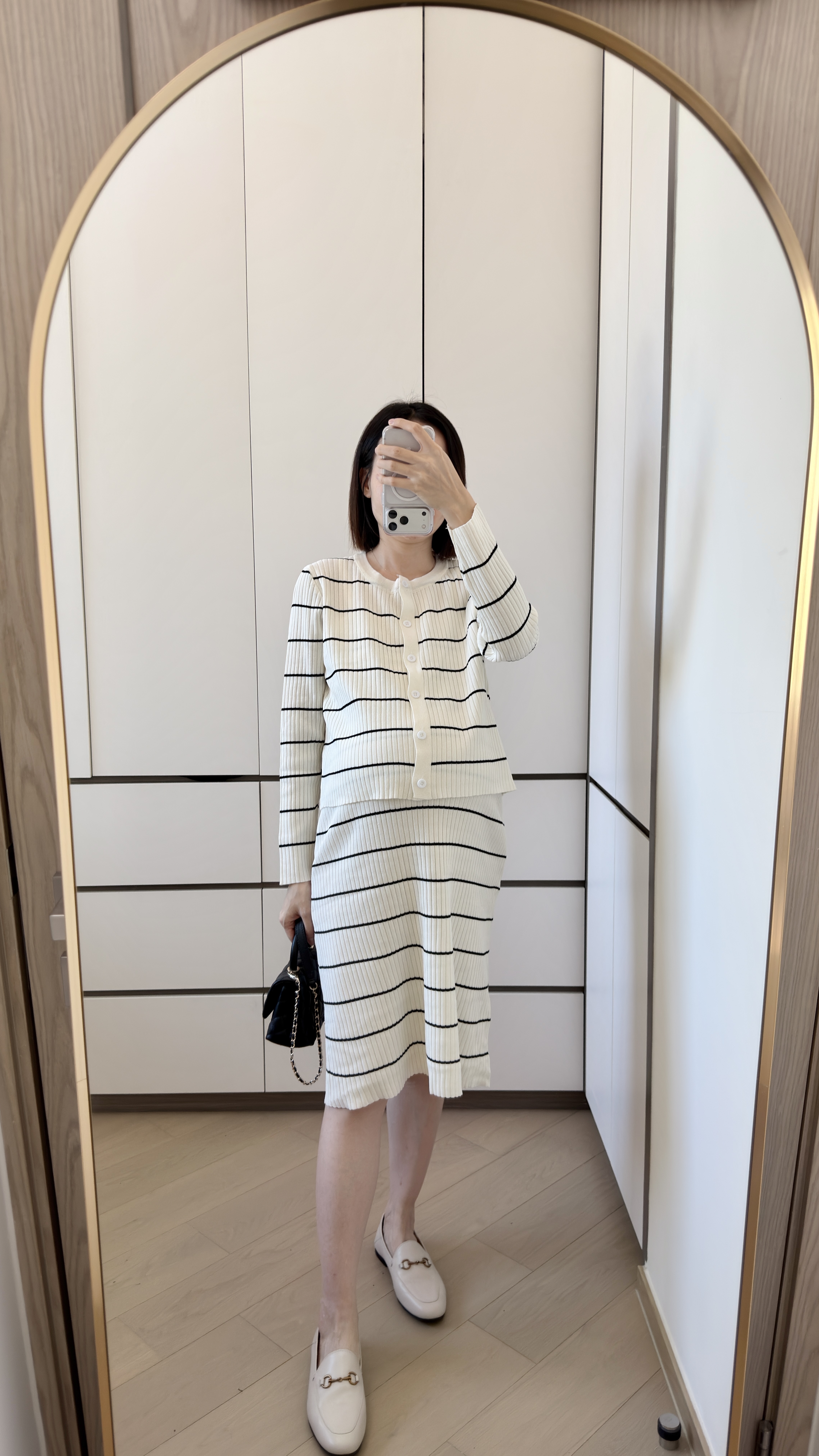 THE ÉLISE STRIPED KNIT SET