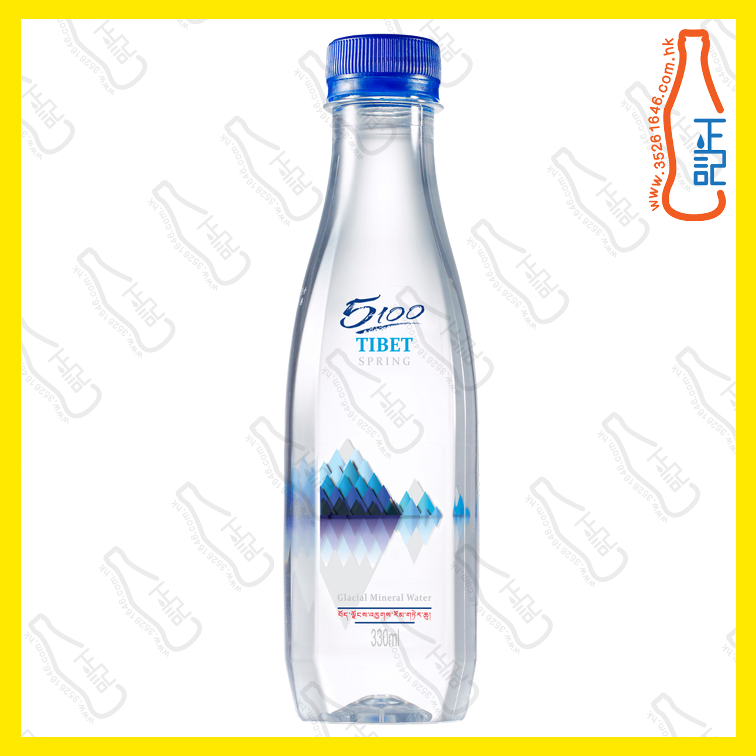 (細) 5100 西藏 冰川礦泉水(樽裝)  330ml x 24支 /箱