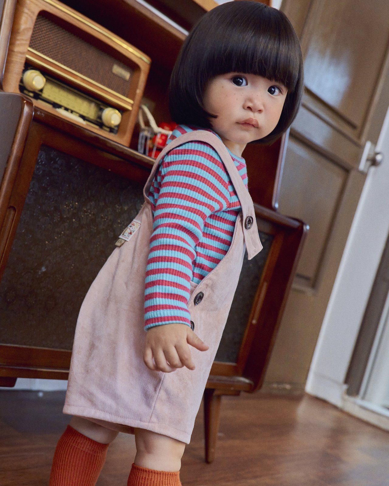 OOTT | Brownie short overalls