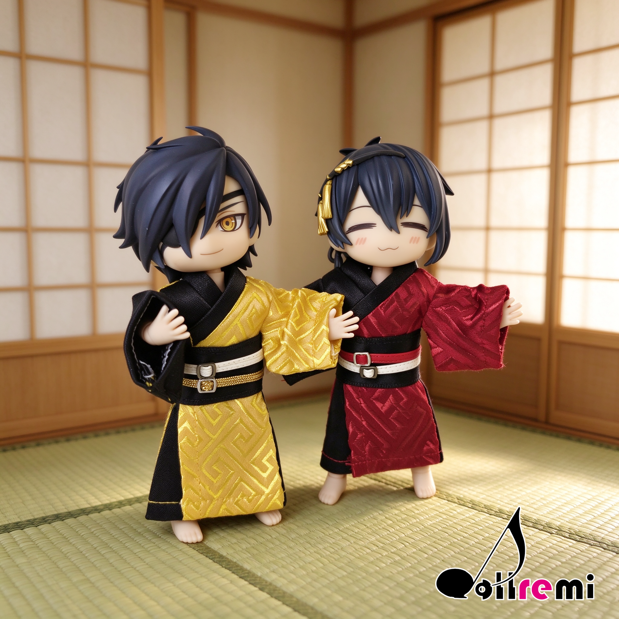 【dollremi】(OB93,OB94) 雙色男裝和服 two-color men's kimono