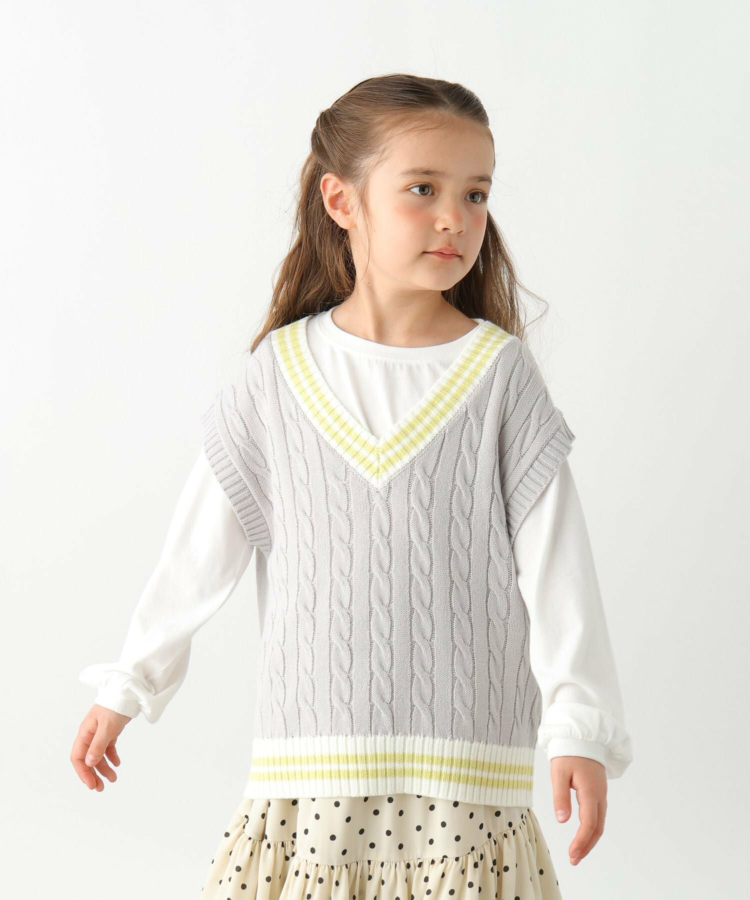 🆕【⭐訂購⭐】🌀 🇯🇵 日本直送 學院風 針織背心+泡泡袖長袖上衣 2件套［2款選］🌀 [ELCA-0189][260330]