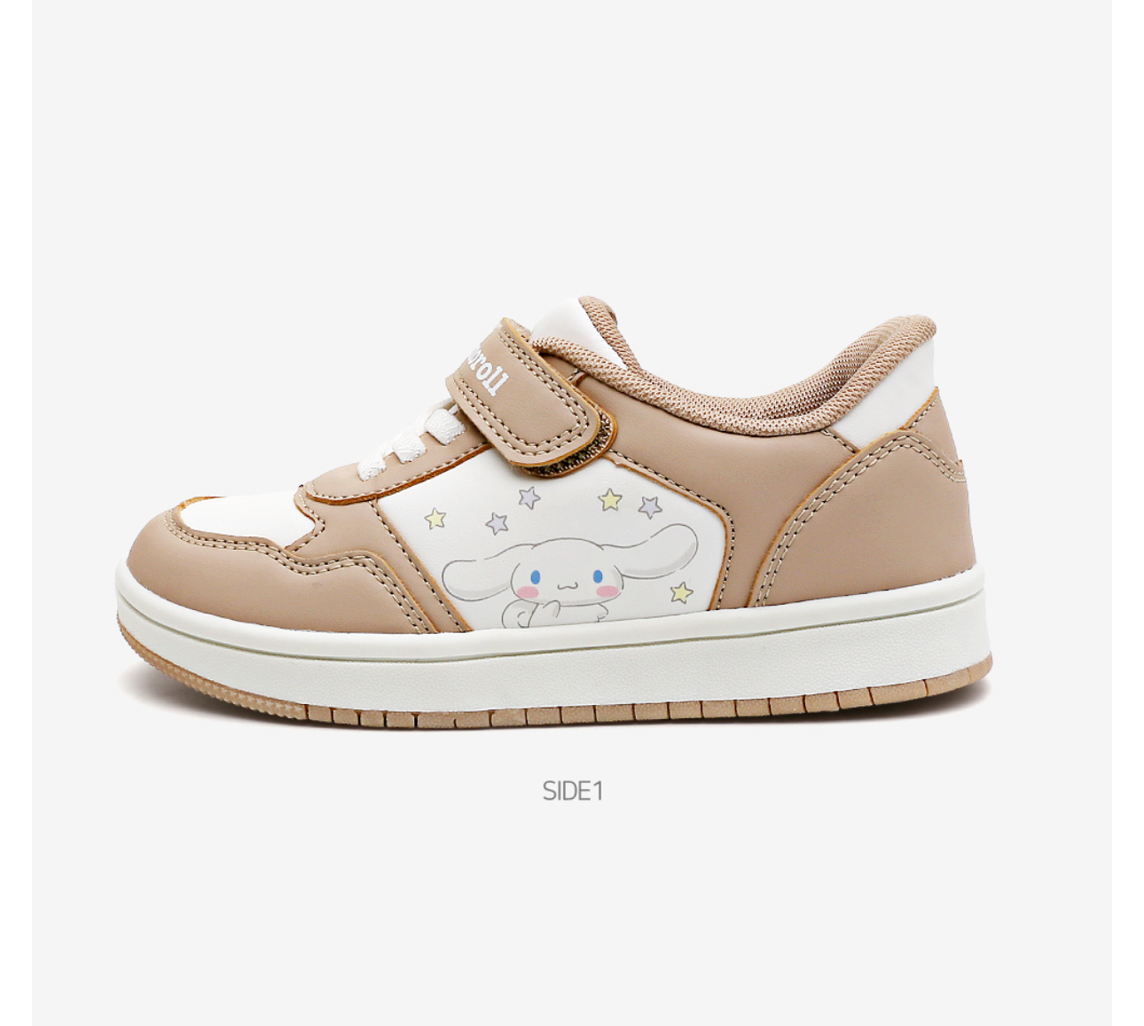 🇰🇷預訂 韓國直送🇰🇷Sanrio 玉桂狗人物印花魔術貼拼色波鞋