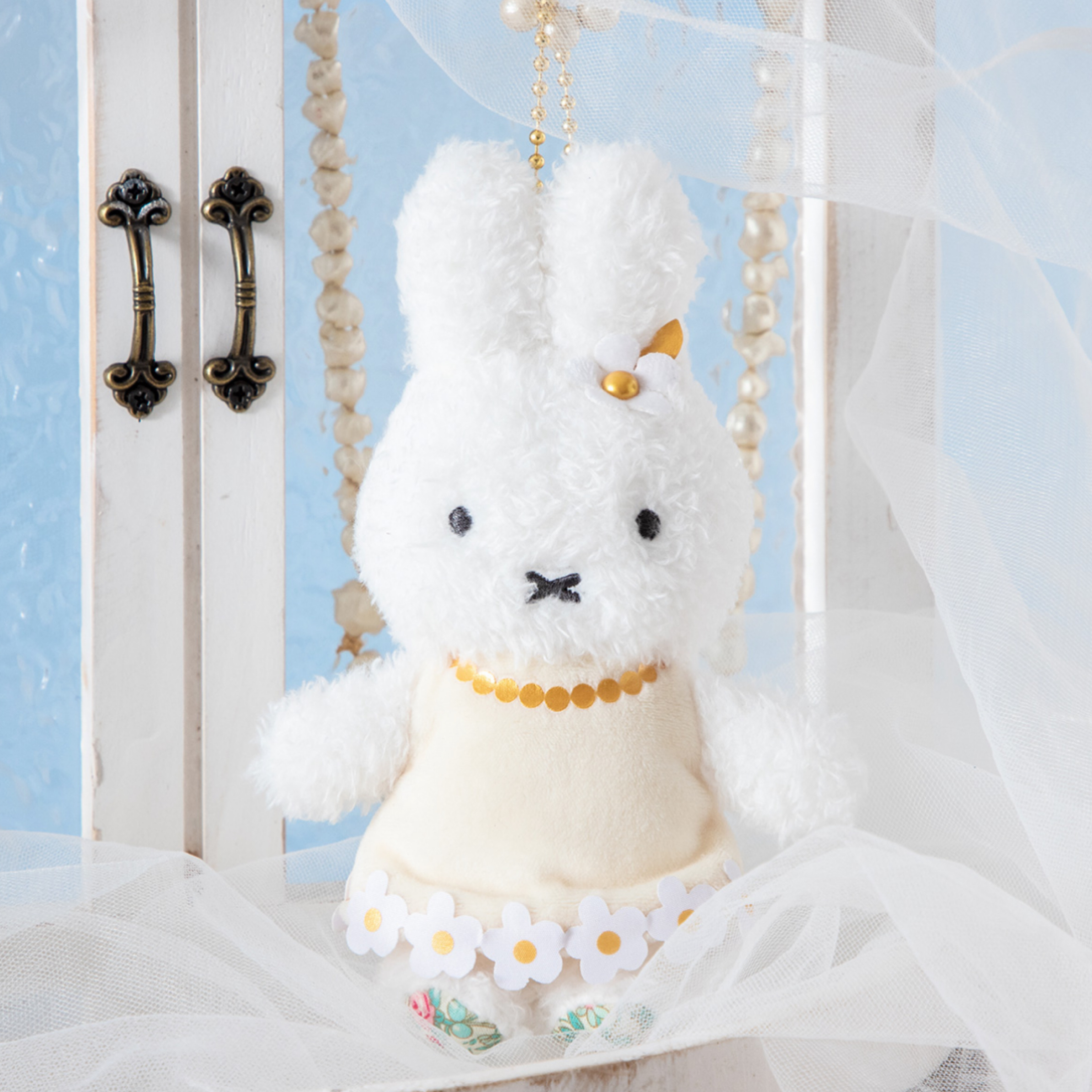 Flower Miffy 結婚公仔掛飾