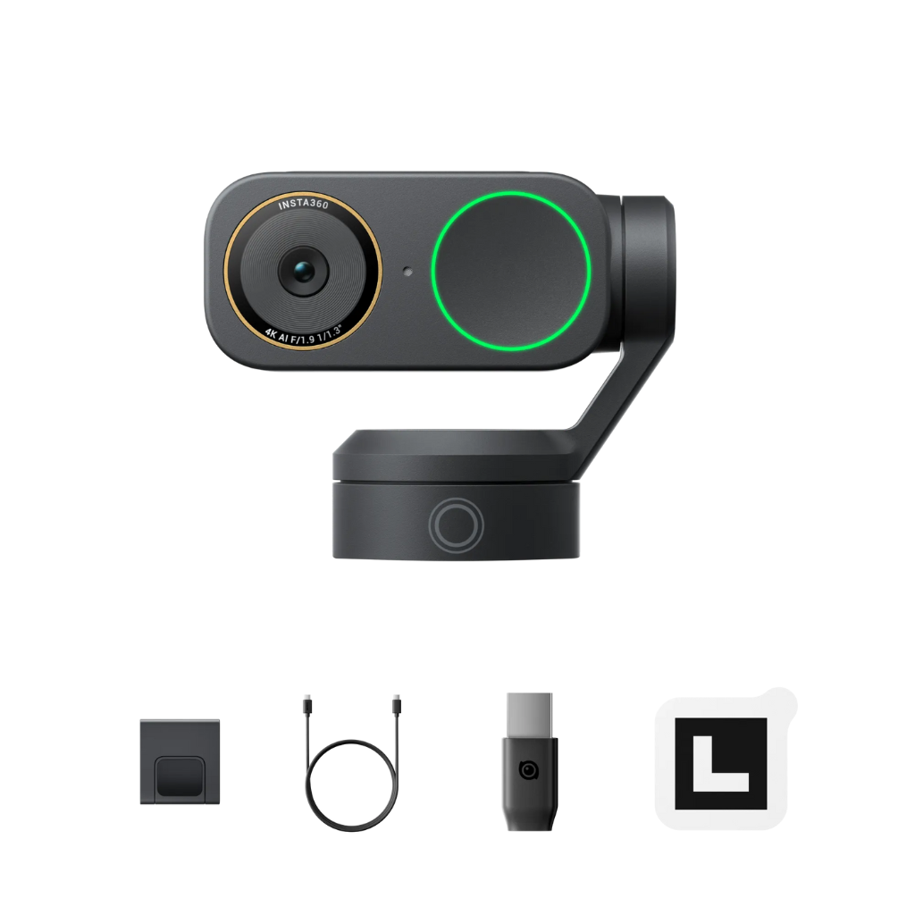 Insta360 Link 2 Pro 標準套裝 Ai智能4K網絡攝錄機 香港行貨