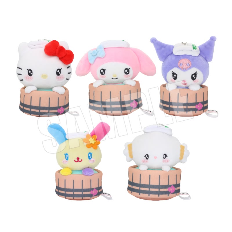 ✨連線商品需補運費✨極樂湯 x Sanrio 溫泉毛公仔