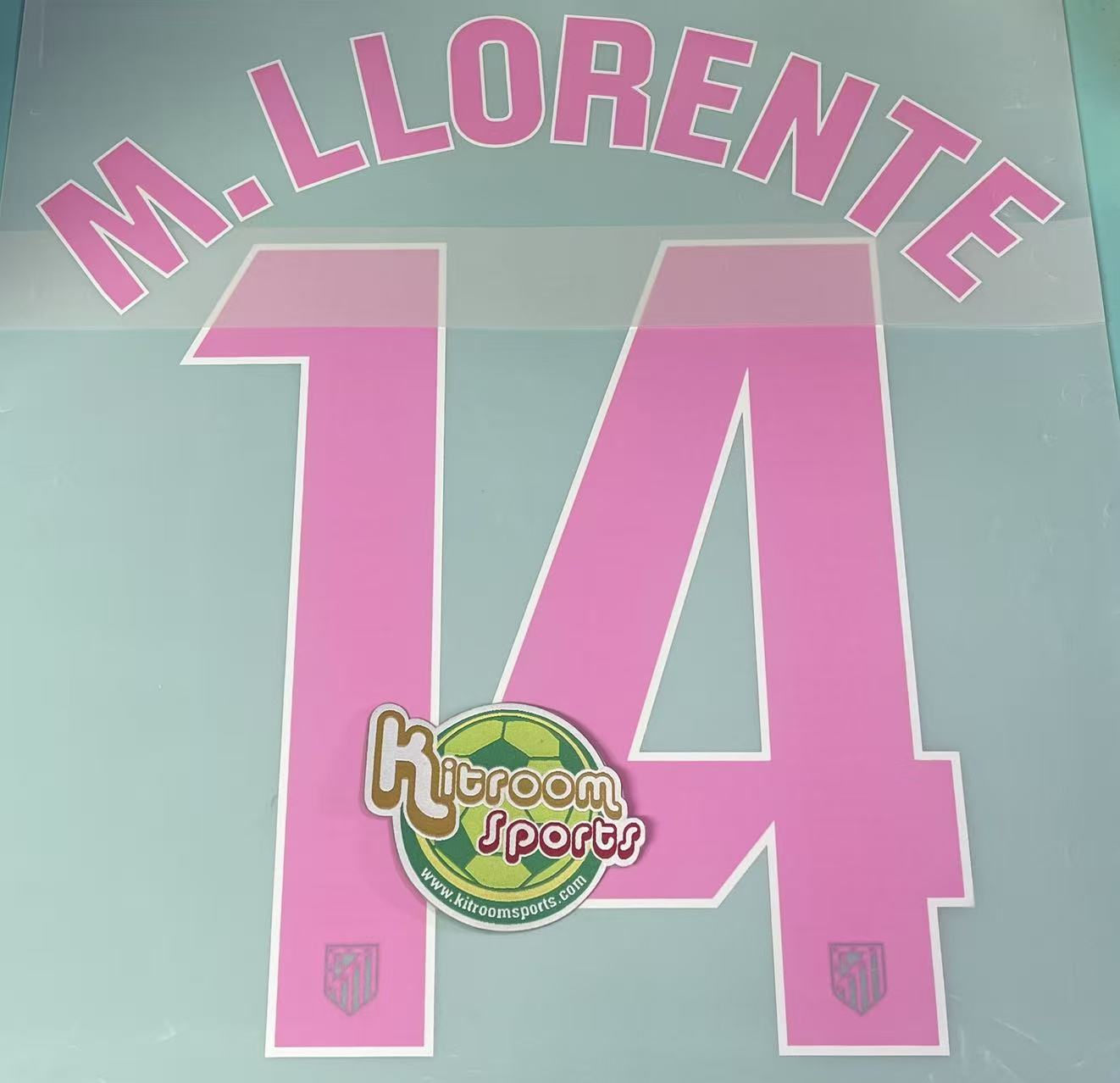 2024-25 Atlético Madrid Away Nameset #14 M.LLORENTE