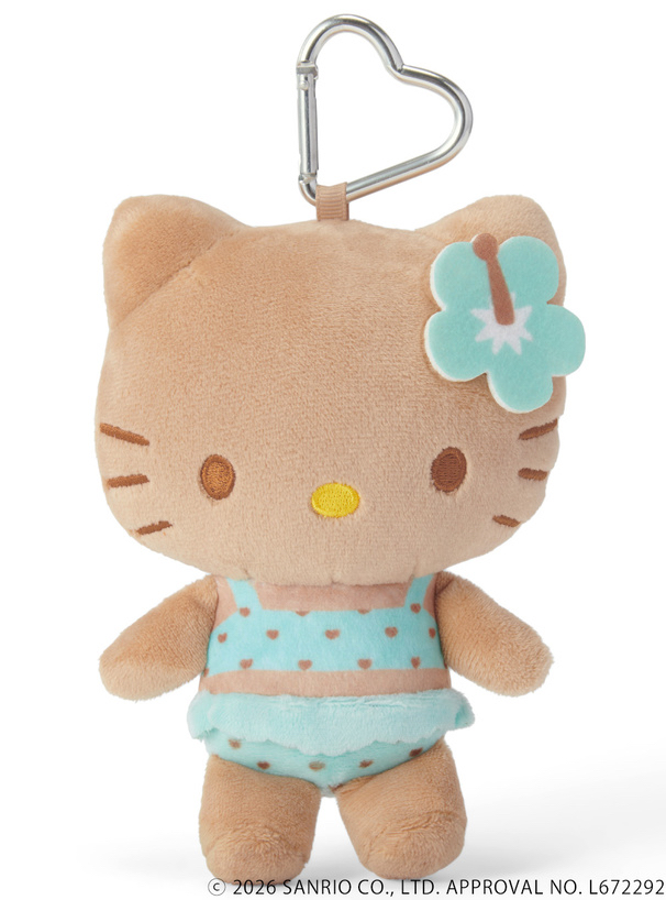 🎀【預訂】GRL x Kitty 小麥色公仔掛飾 B