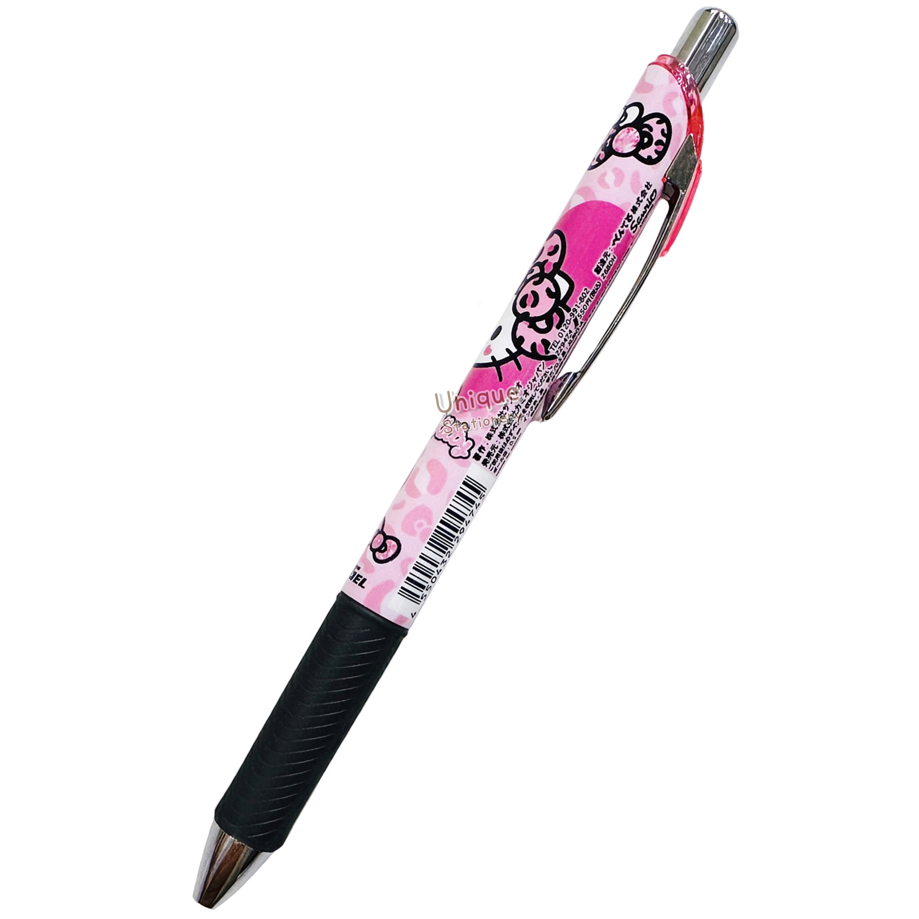 現貨｜Sanrio Hello Kitty 日本製 Pentel EnerGel 0.5mm 黑色 啫喱筆 (229474)