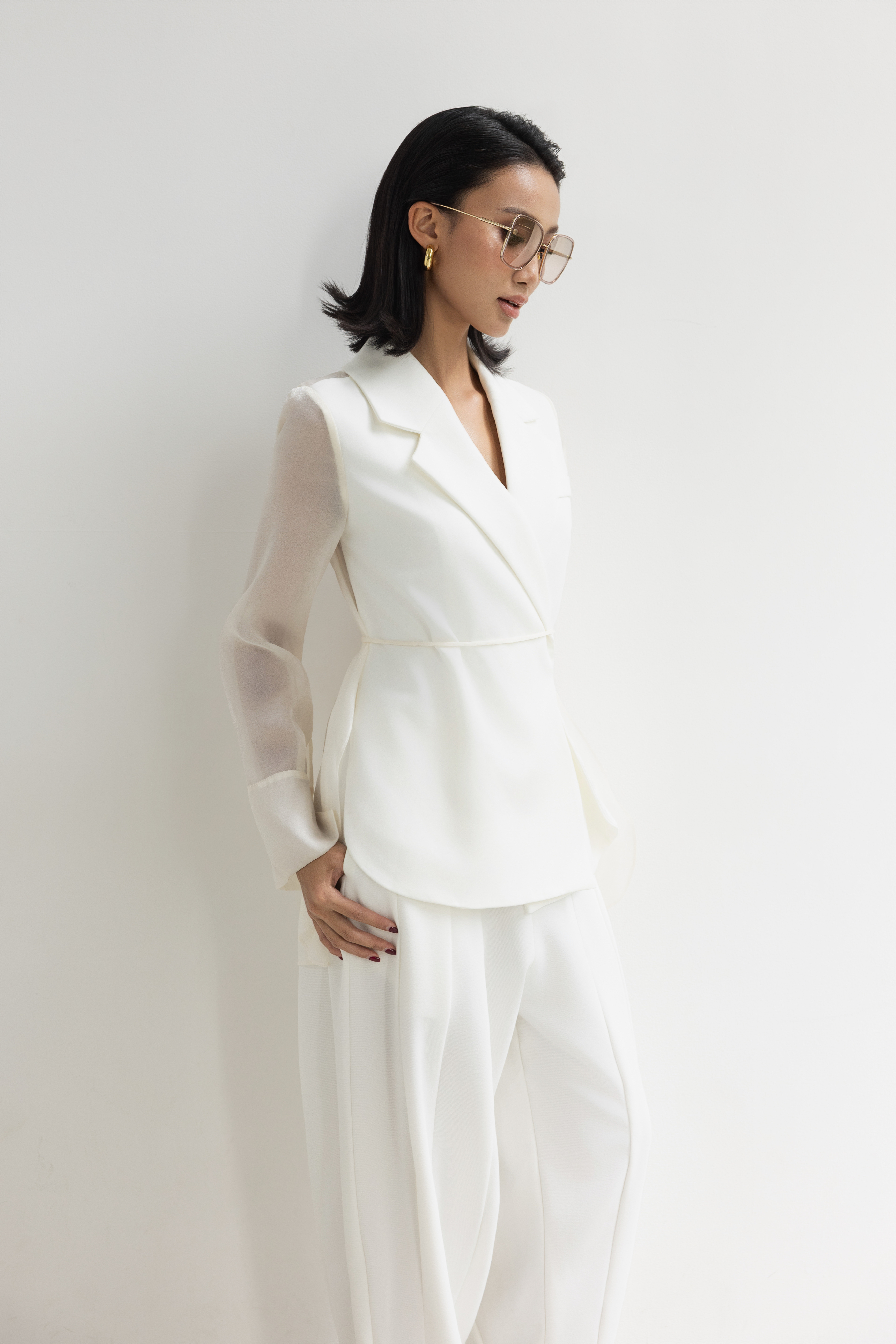 The Ivory Muse Blazer