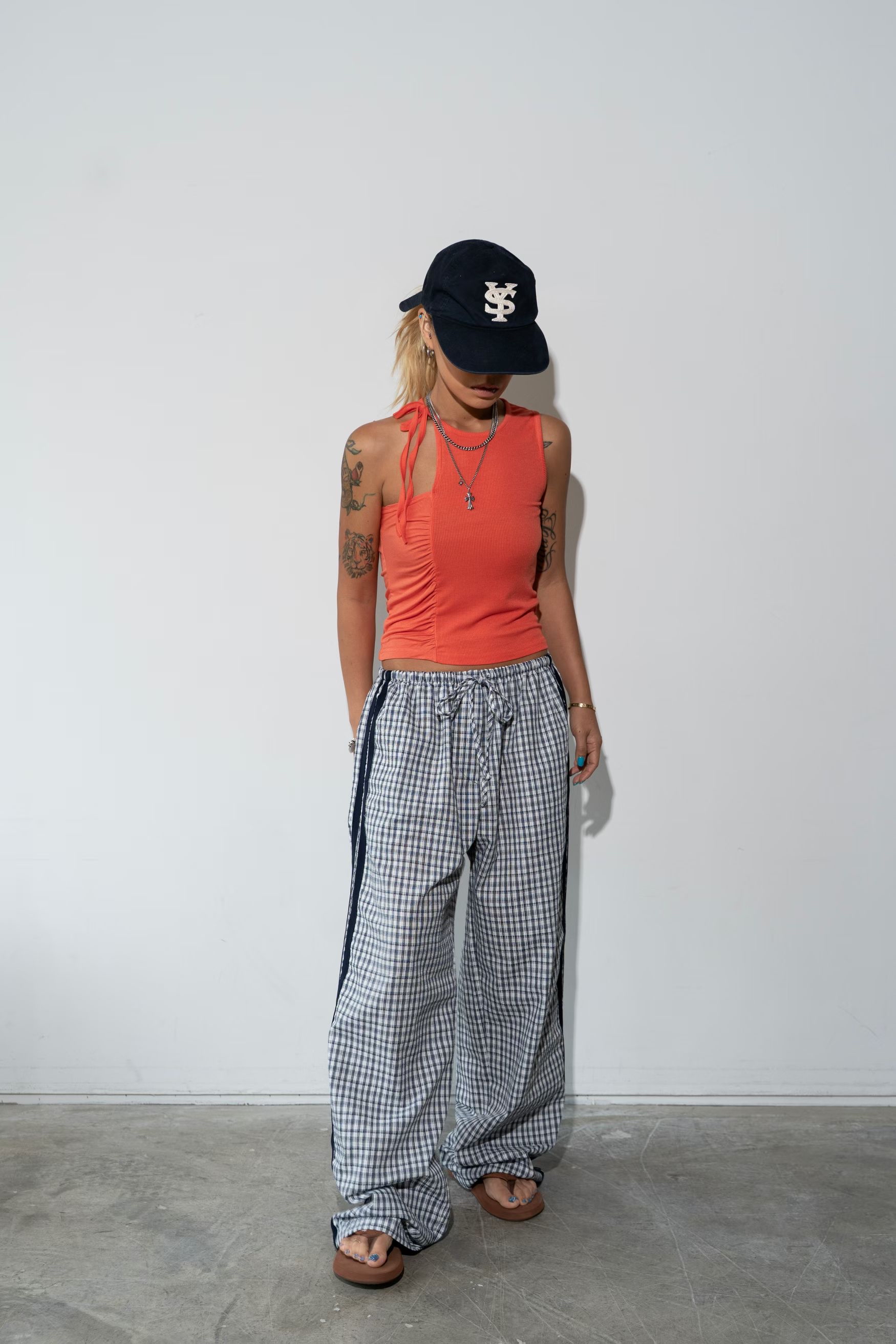 東大門女裝 | Speed rope tank top(Orange)