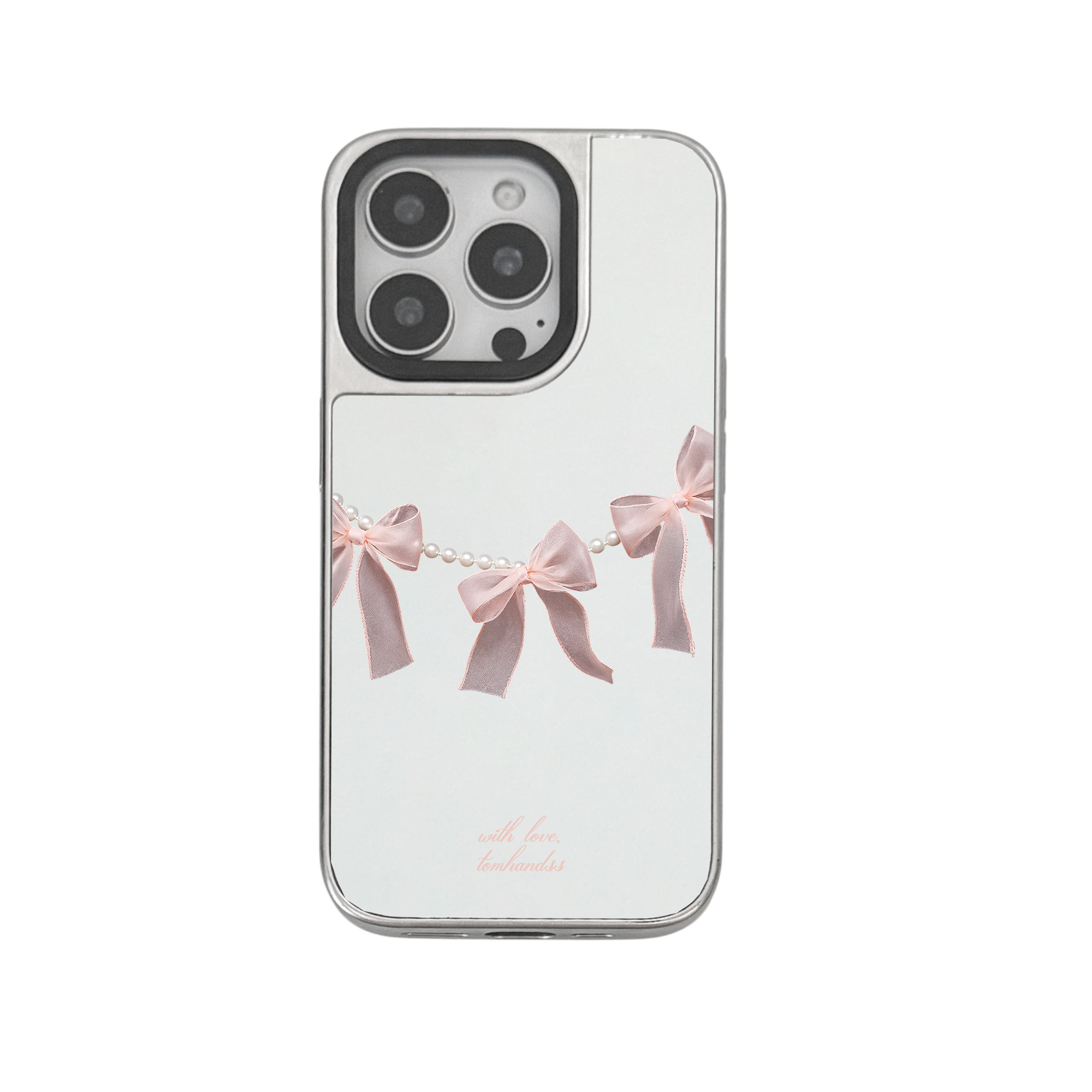 【On The Girl's Date!】銀框鏡面MagSafe iPhone Case