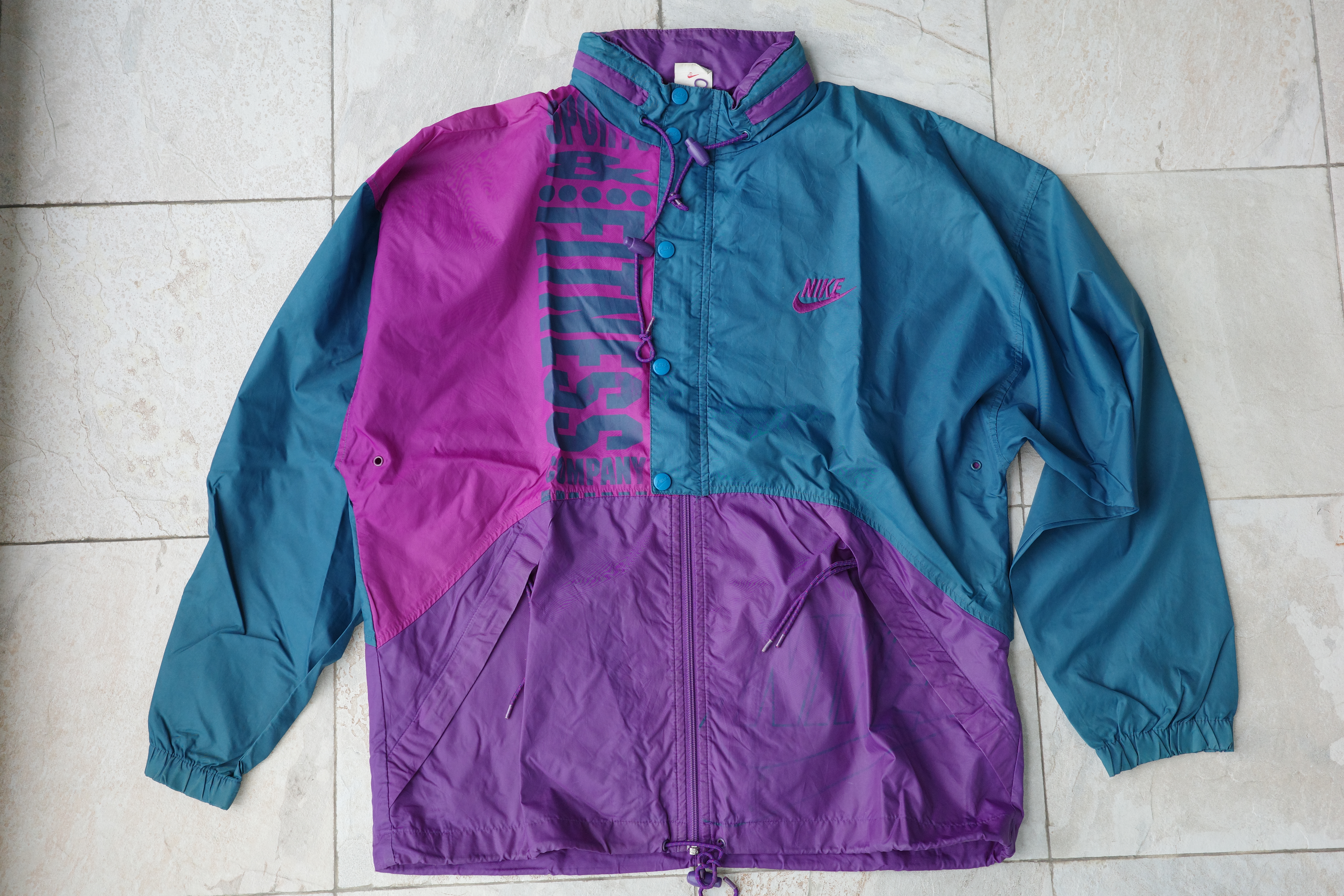 【90年代製】VINTAGE NIKE 風褸 (多細節)