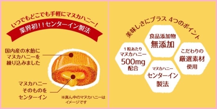 日本直送預訂  日本 麥盧卡原味流心蜂蜜糖73g