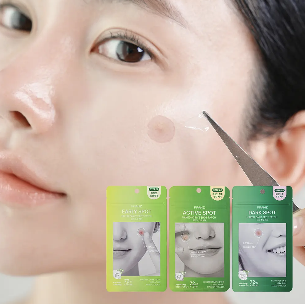 隱形痘痘貼｜韓國 FRANZ 醫美級隱形痘痘貼 3段修復不再留痕 72入｜Naked Spot Patch