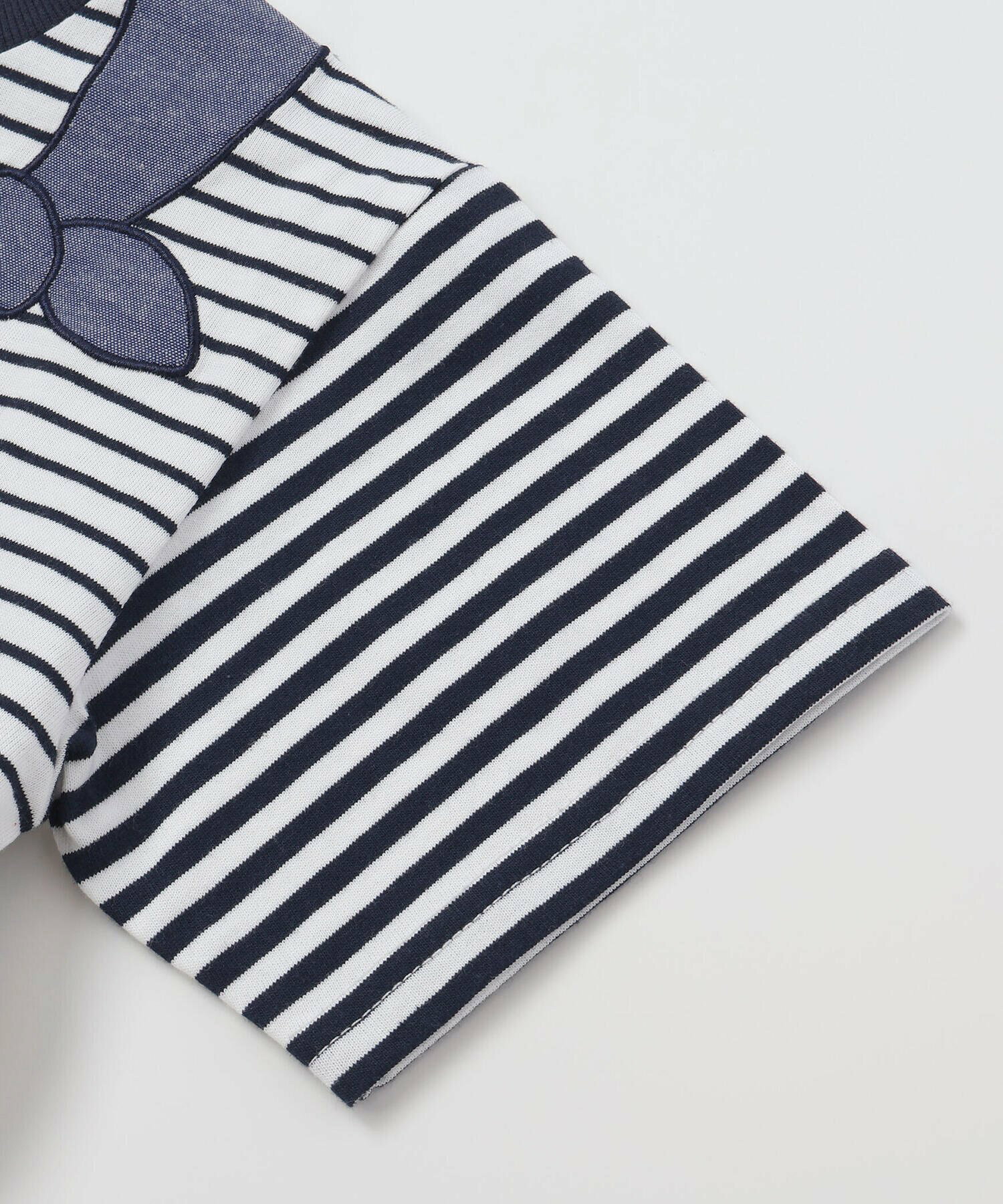 🆕【⭐訂購⭐】🌀 🇯🇵 日本直送 水手領造型 刺繡 橫間 短袖T恤［2款選］🌀 [ELDA-0195][260521]