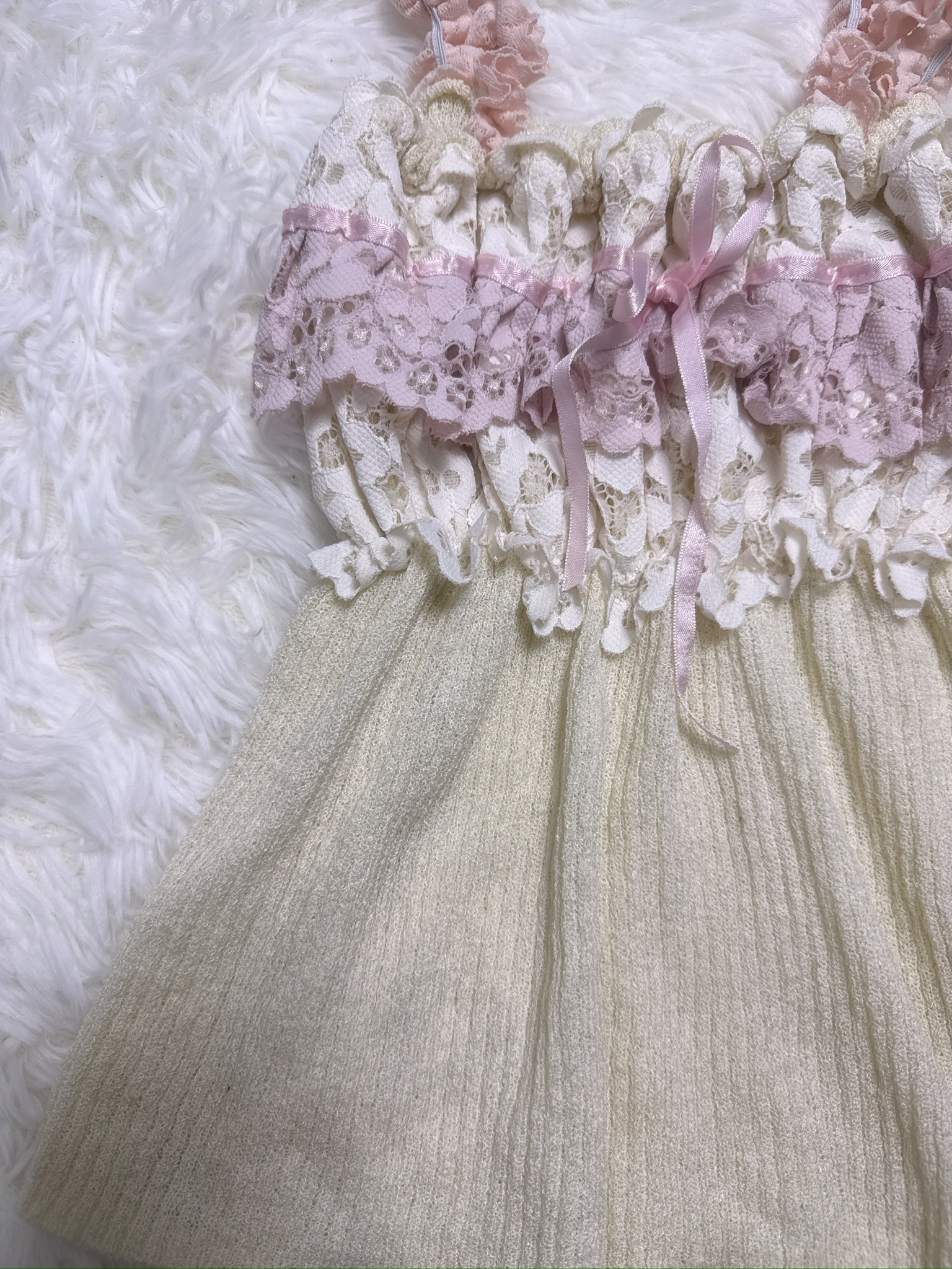 Sweetheart Mori Lace Remade Camisole