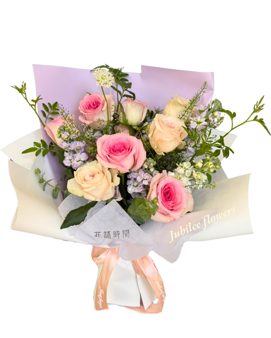 粉玫瑰 · 香檳玫瑰花束