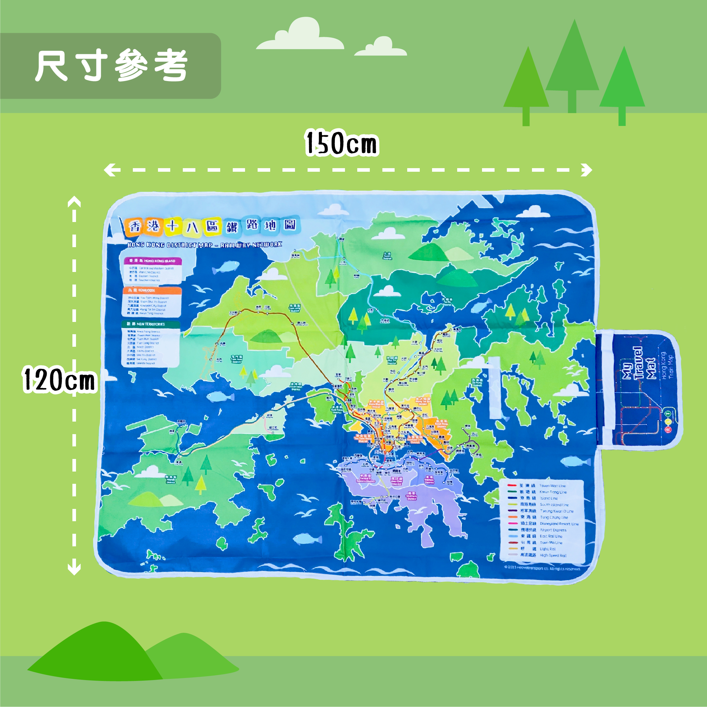 (現貨) 多用途防水旅遊墊 My Travel Mat