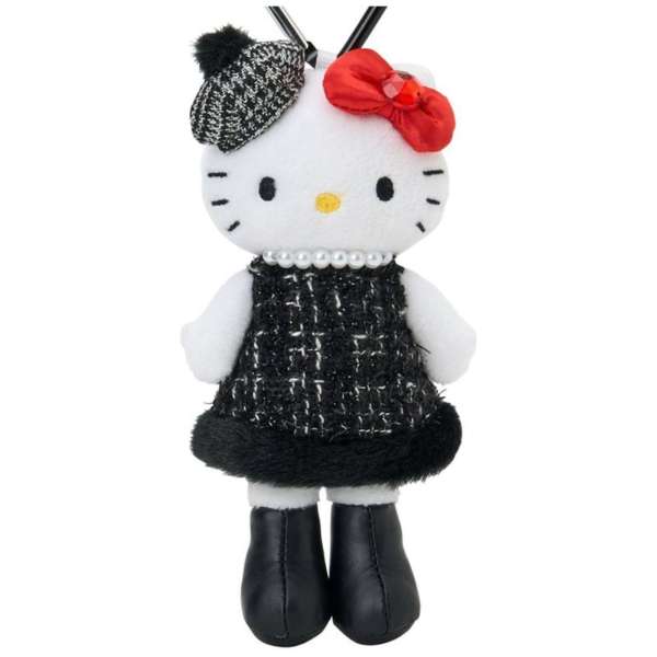 現貨｜Sanrio Hello Kitty 長腿 日版 毛公仔 吊飾 掛件 連心形扣 (KT55-14)