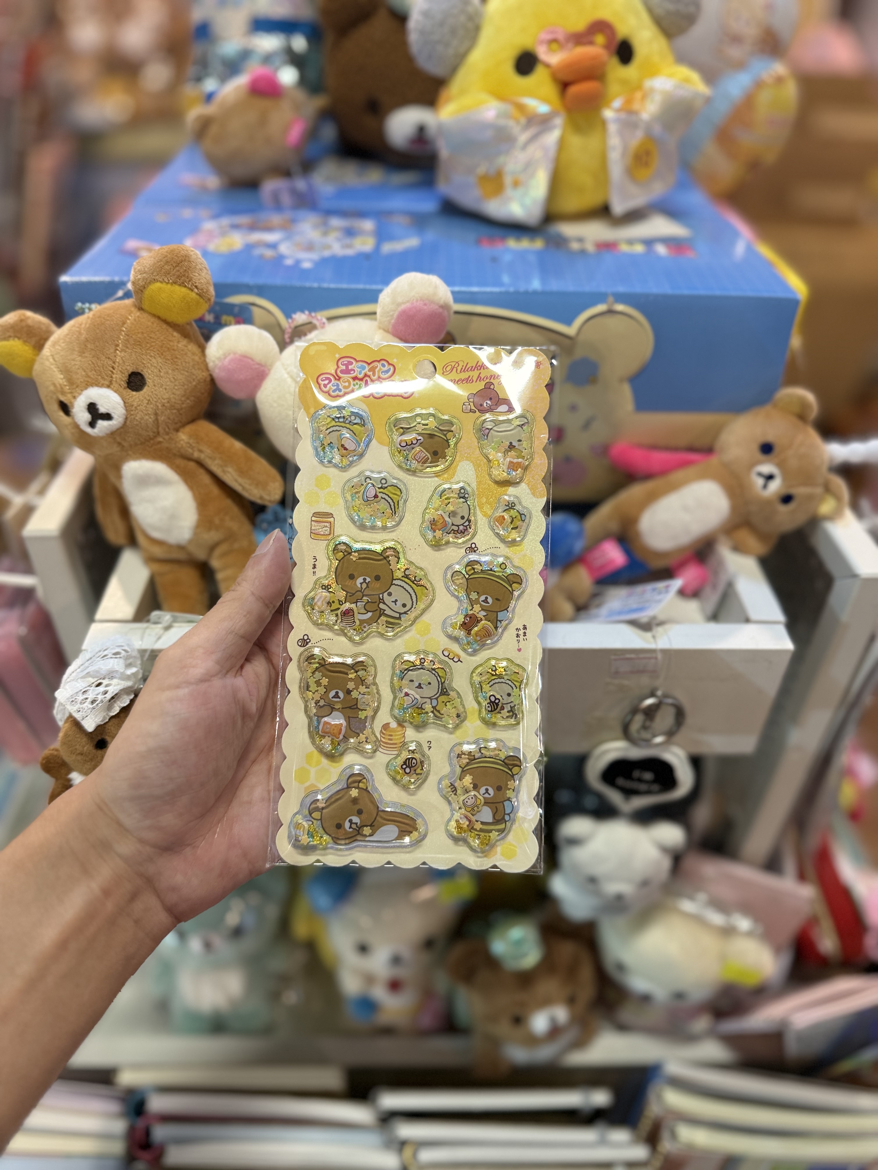 《現貨》全新rilakkuma經典造型立體貼紙