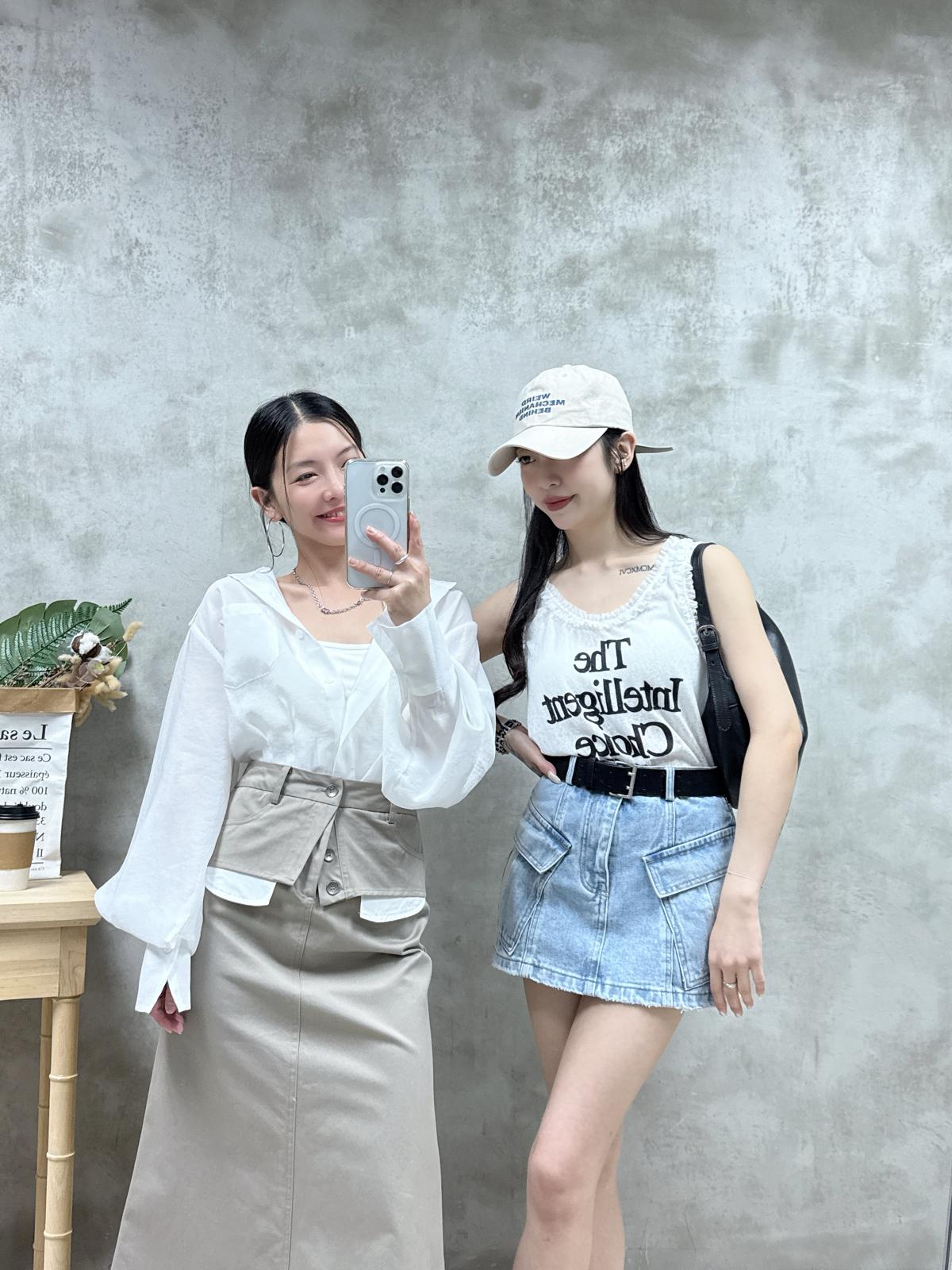 E17 喱士ruffle 邊背心