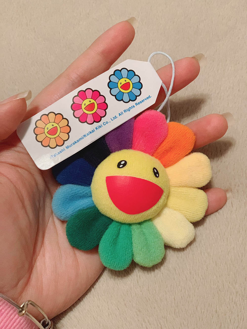 日本預訂 村上隆-TAKASHI MURAKAMI FLOWER PIN 太陽花 扣針 吊飾