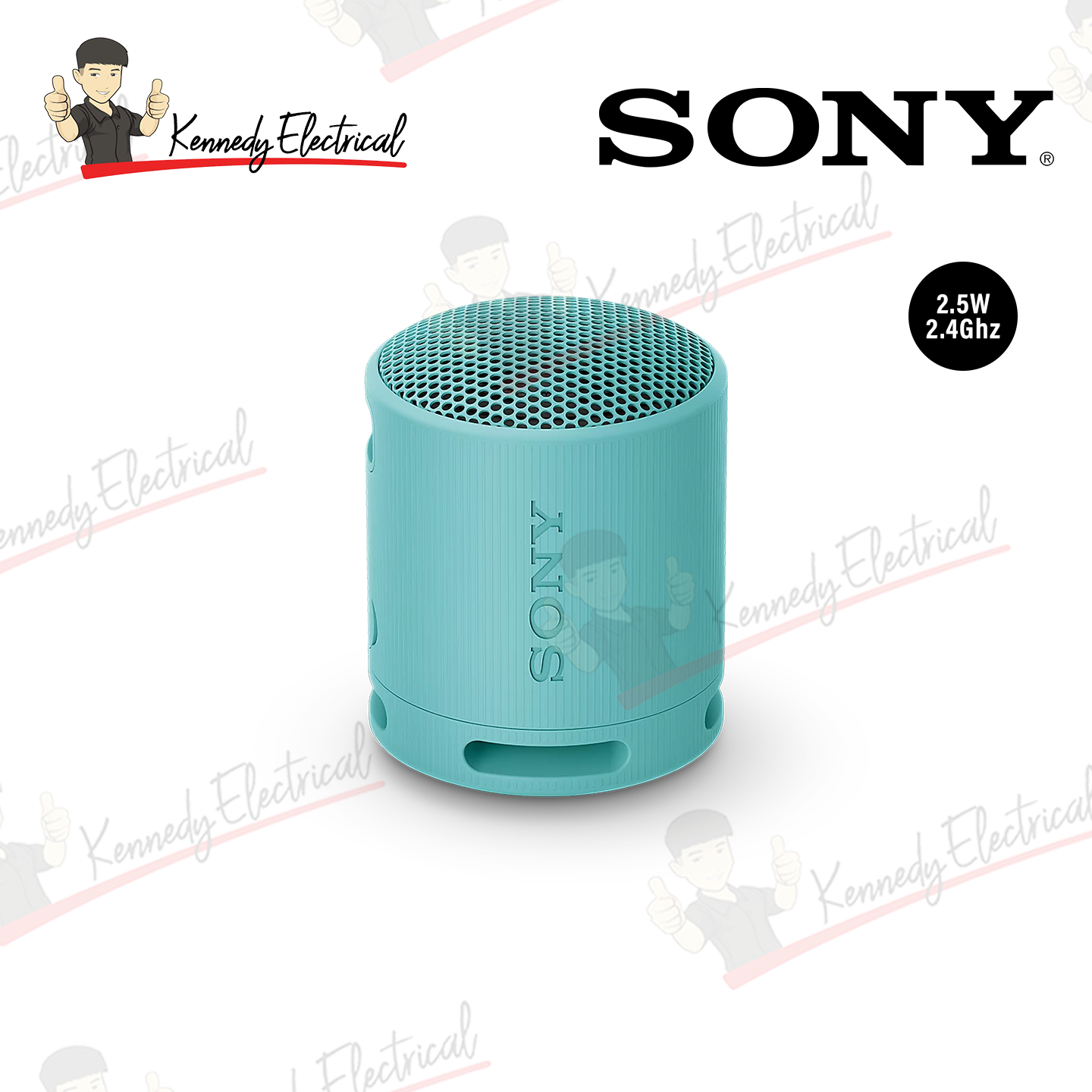 Sony Compact Bluetooth Speaker Blue (SRS-XB100)