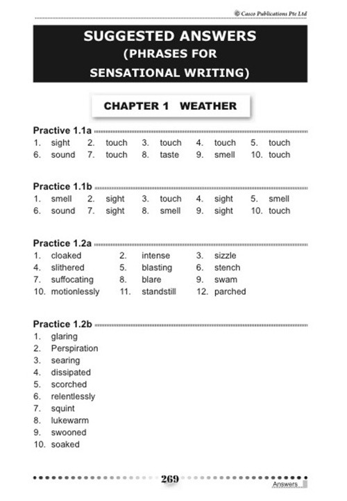 Phrases for Sensational Writing 3