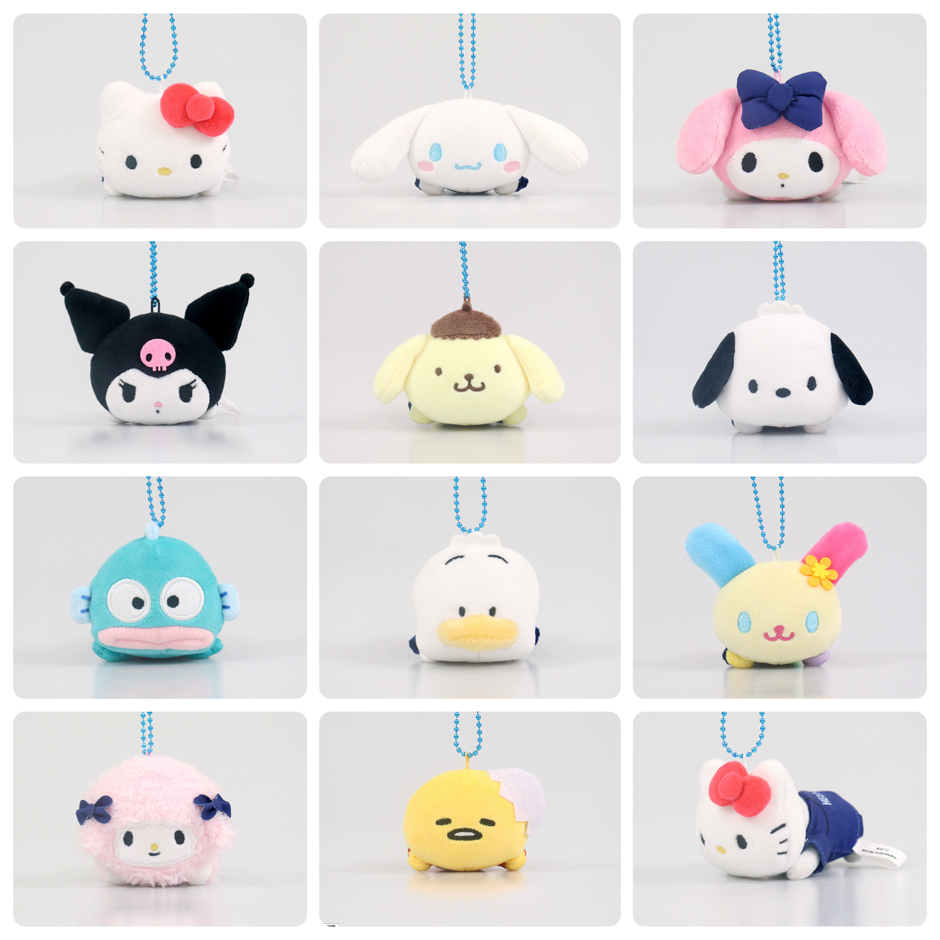 日本預訂📍日本Sanrio x 日本國家足球隊造型系列 - 趴趴公仔吊飾 2026年8月下旬出貨