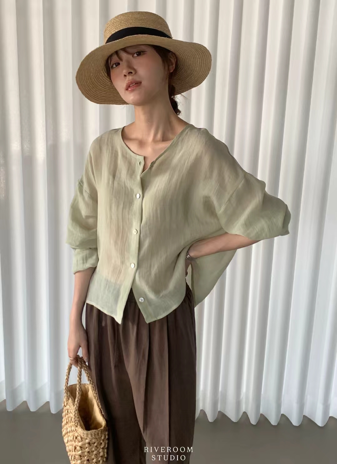 🇰🇷東大門女裝 | modern linen shirt