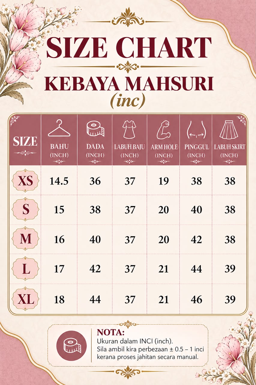 KEBAYA SULAM MAHSURY (GREEN)