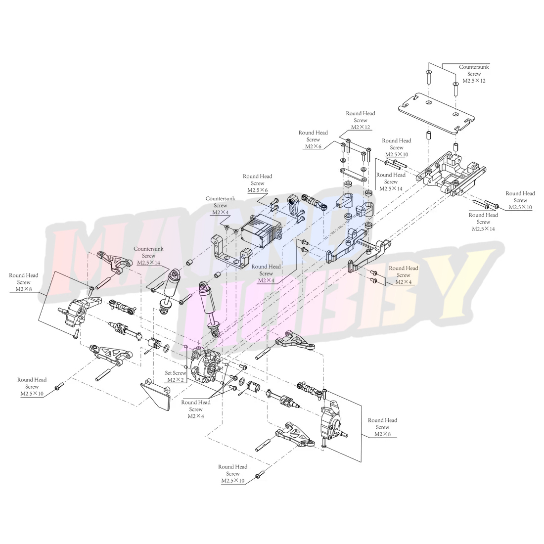 MST Round Head Screw M2.5 X 18 MST Round Head Screw M2.5 X 18