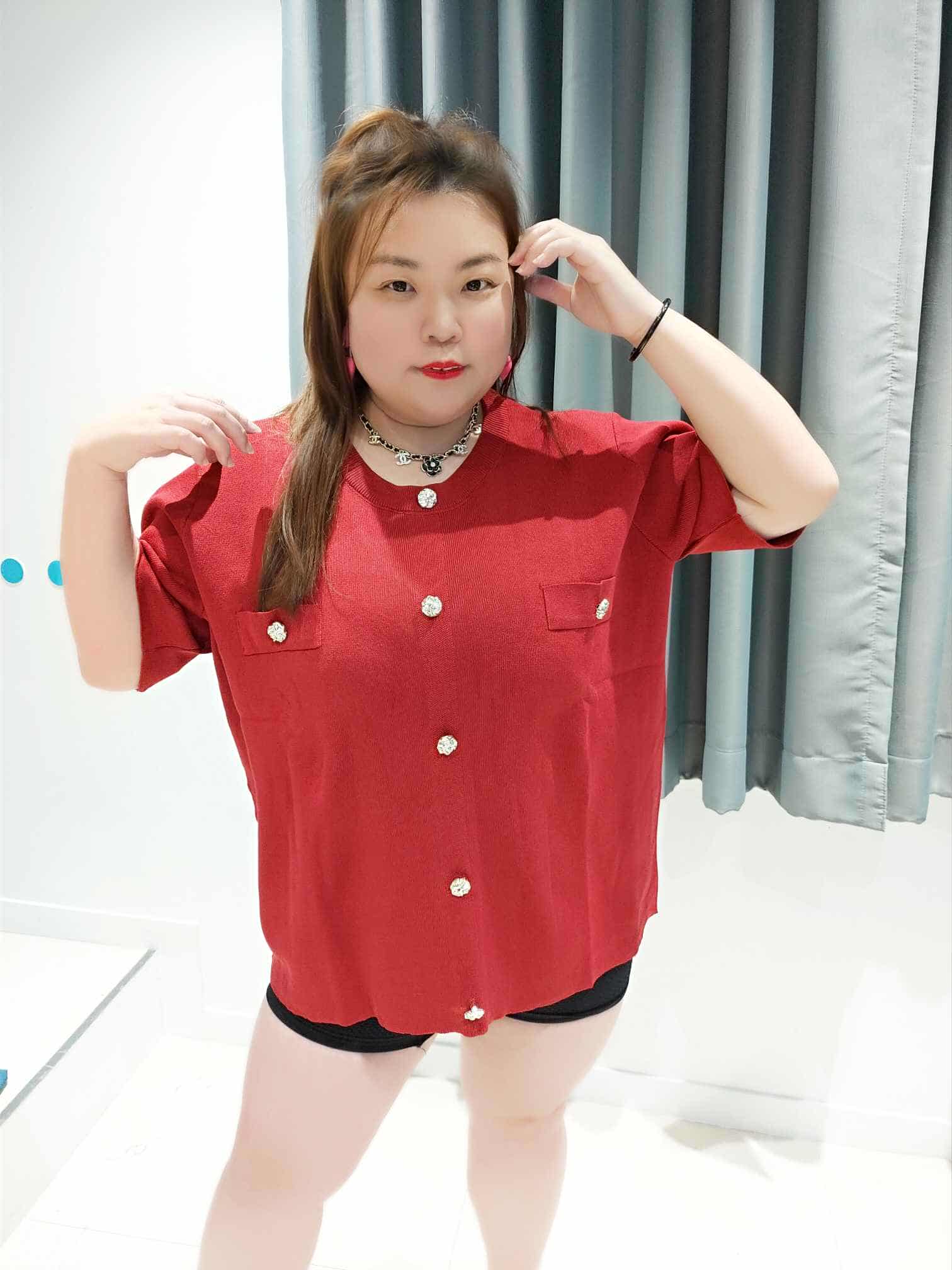 DSA07 圆领气质风格设计针织上衣