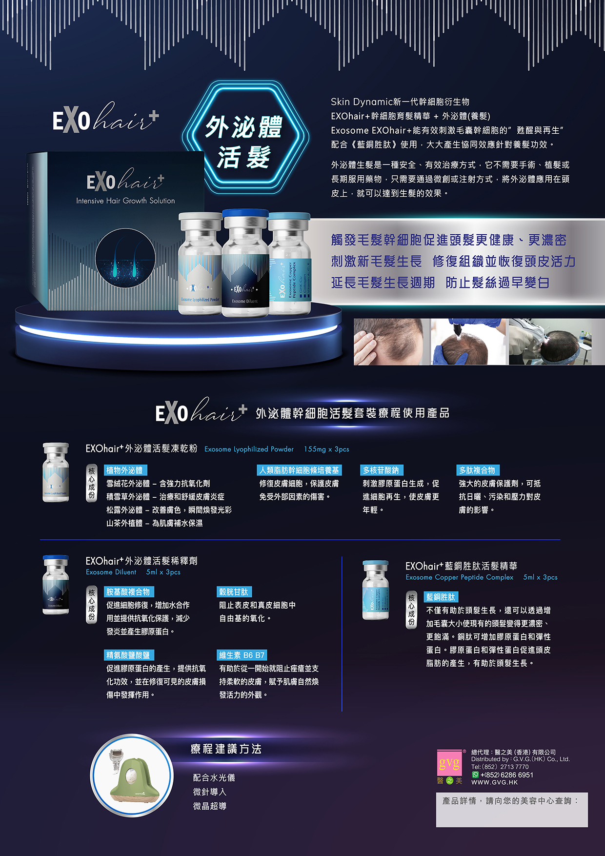 SD外泌體幹細胞活髮套裝 - SD8052