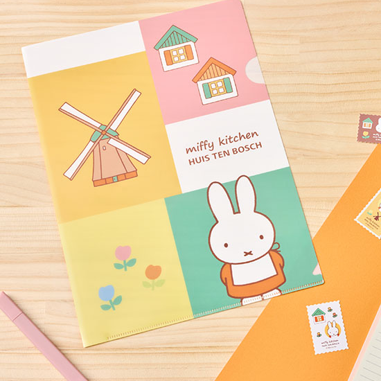 新貨到店 [日本直送] 豪斯登堡 x Miffy Kitchen限定 日本製 A4 File