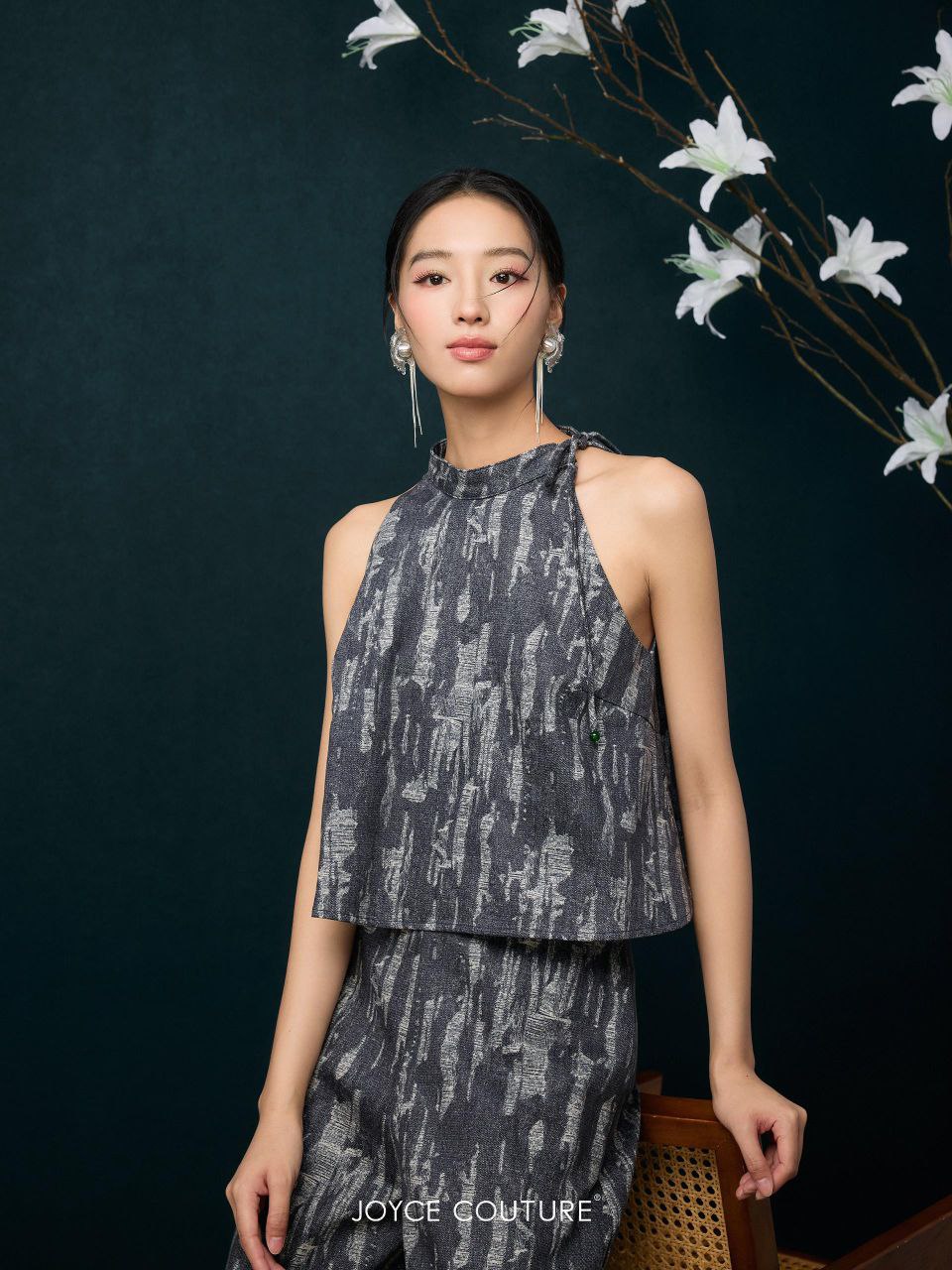 套装宽脚裤 P0082