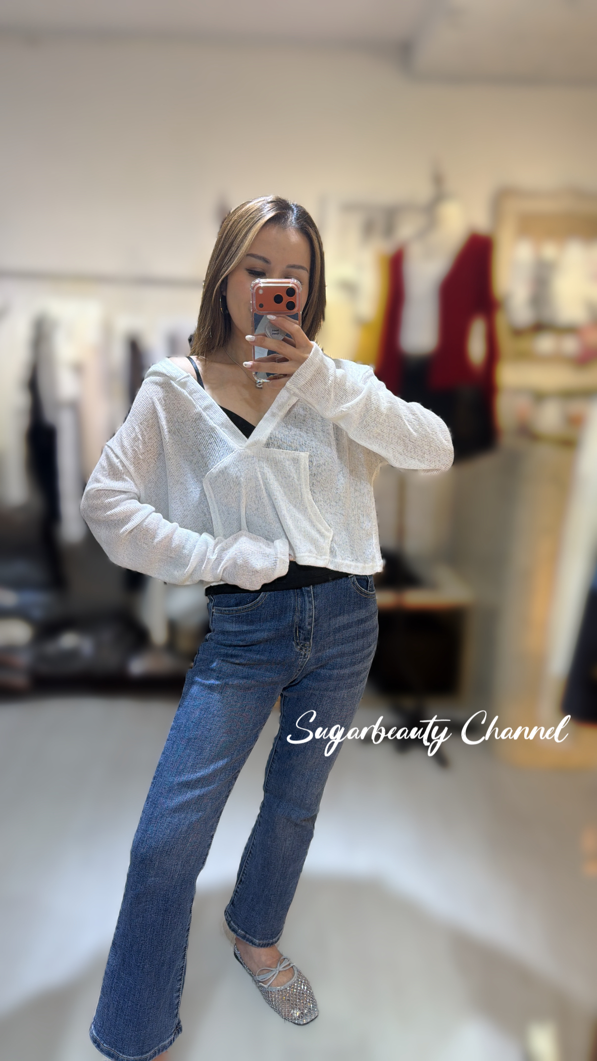New in 有帽薄款短Top