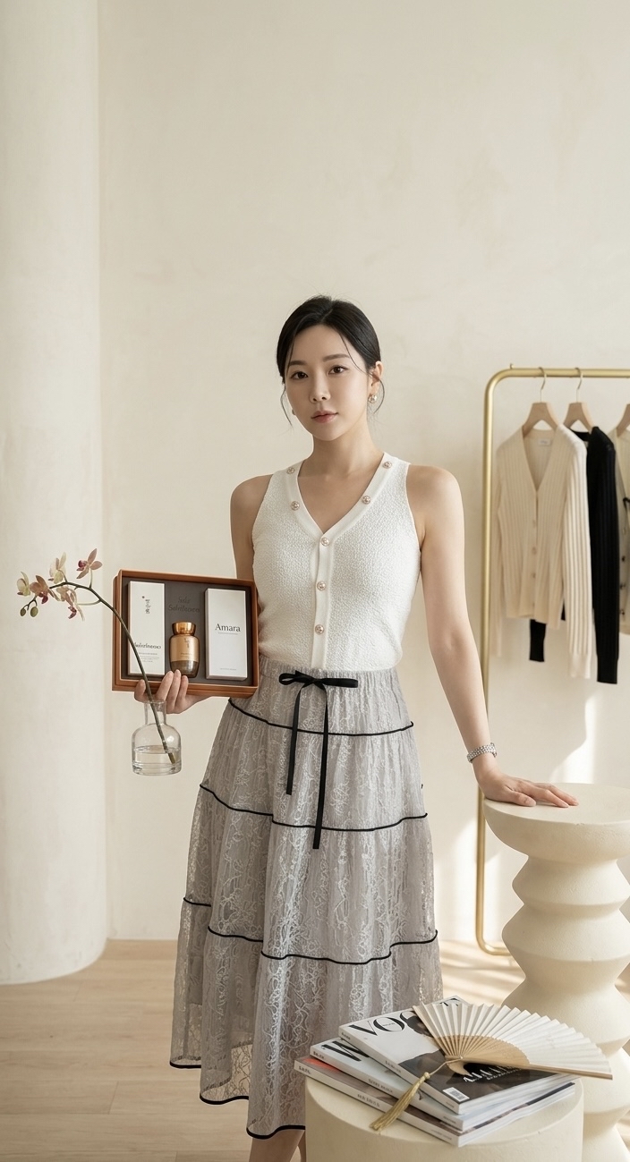 Premium Midi Skirt