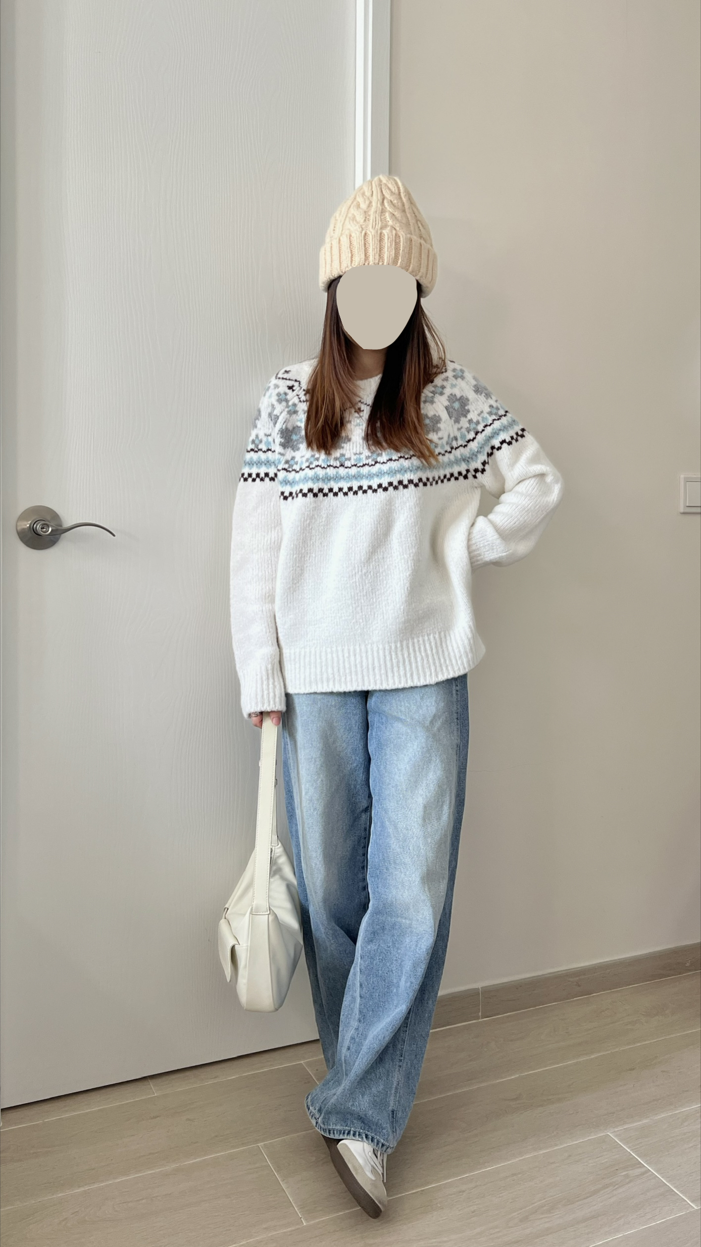 氛圍感圖騰冷衫 現貨