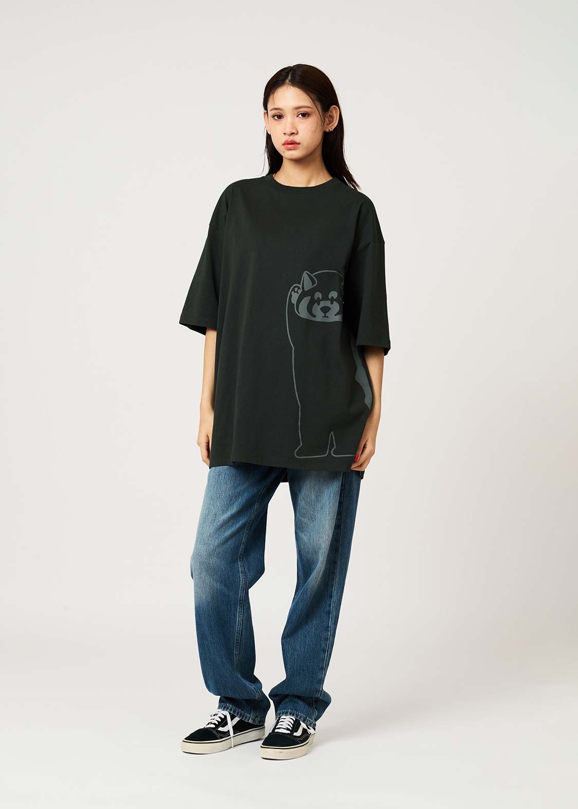 📦訂購 日本限定 graniph IKAKU Red Panda 小熊貓 T-SHIRT T恤