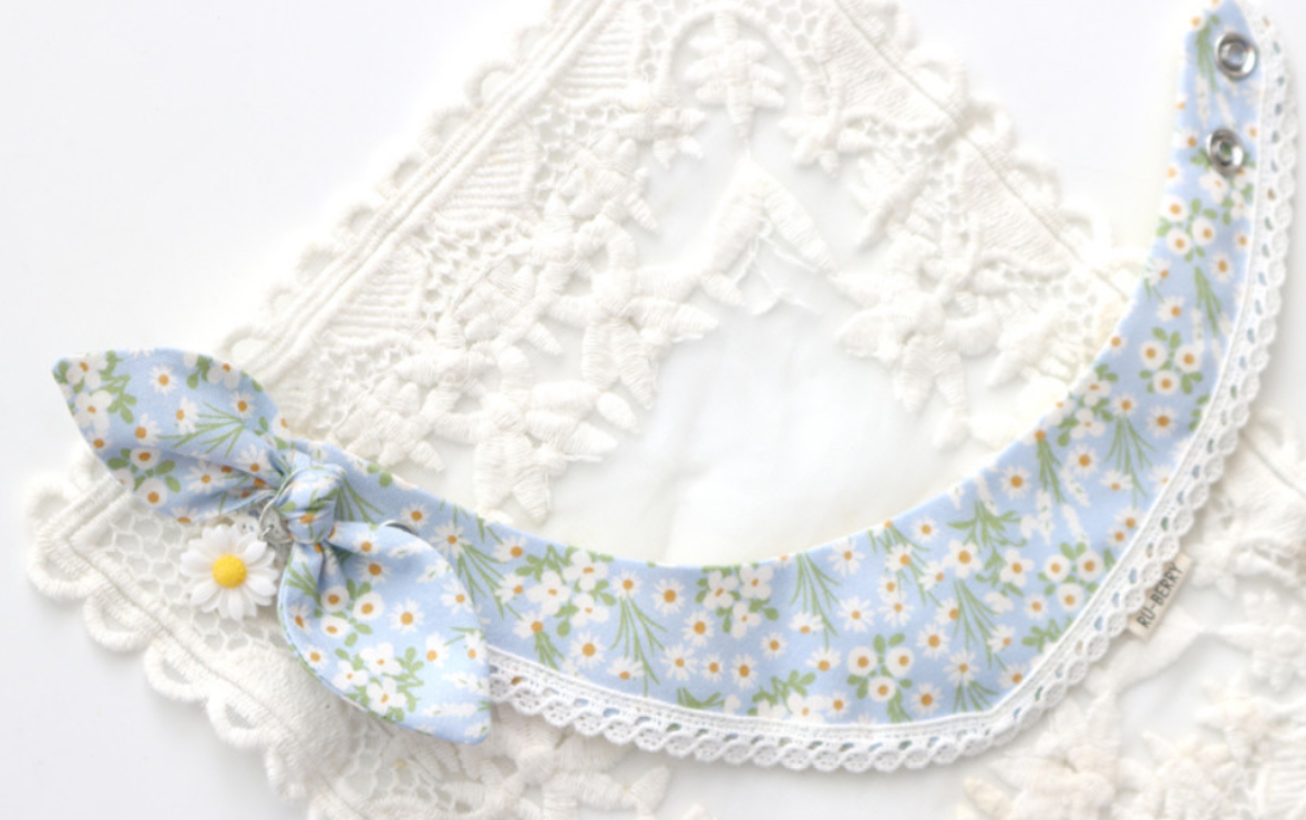 韓國 handmade 花花cape