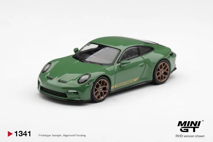 (預訂 Pre Order) Mini GT ( MGT01341-R ) Porsche 911 (992) GT3 Touring Auratium Green
