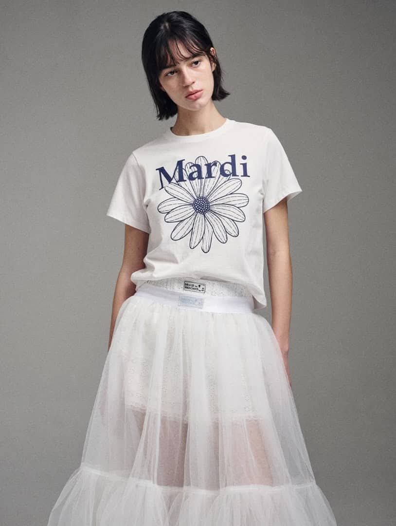 MD04 MARDI: Slim Tshirt Flowermardi