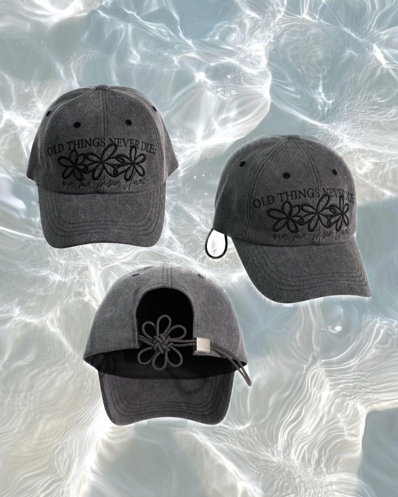 ONE, TWO, THREE PIGMENT CAP_CHARCOAL 