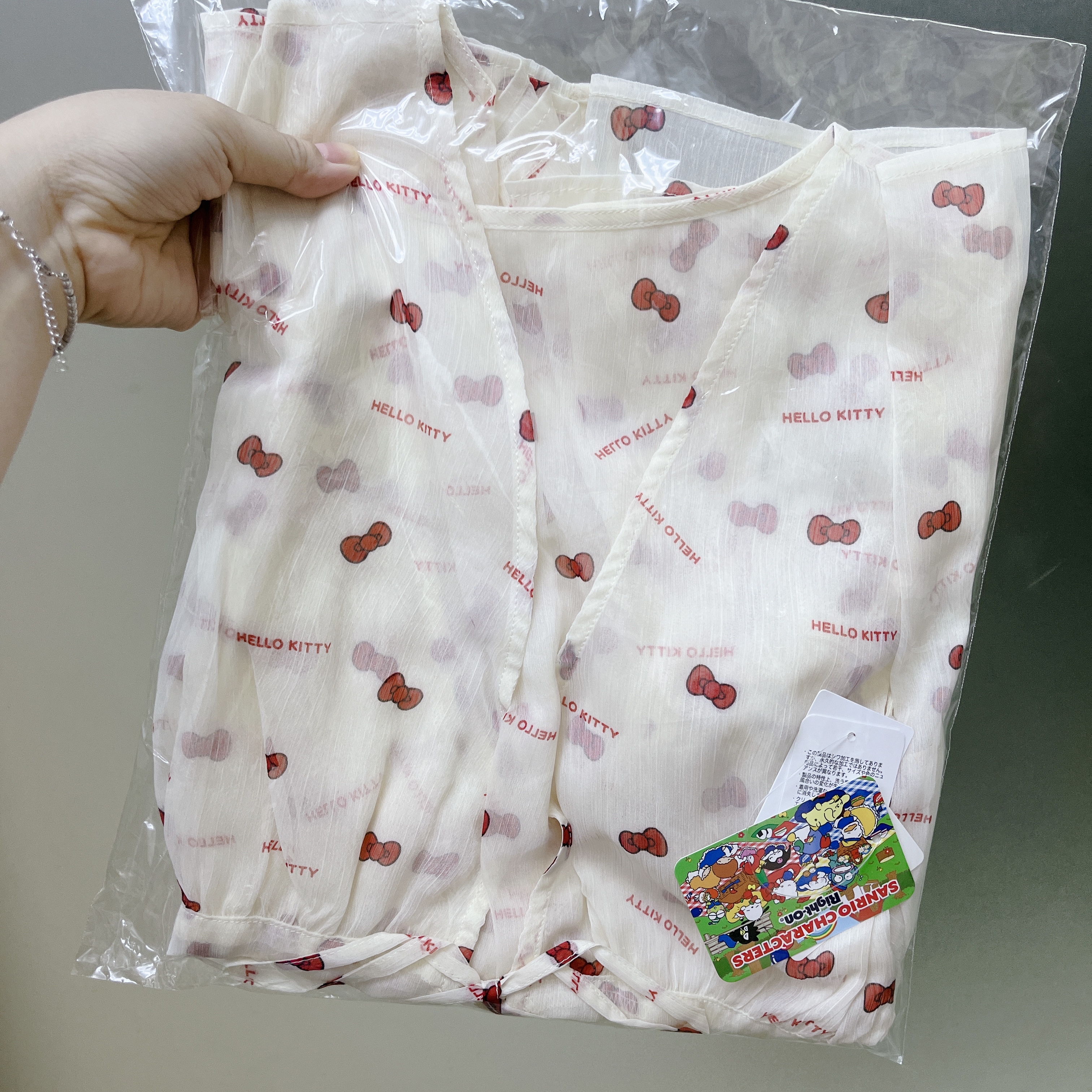 日本預訂📍日本Sanrio x Right On得意訓覺樣系列 - 半透背心