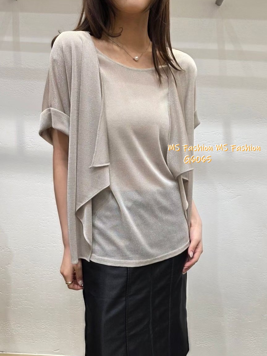 G6065 韓國🇰🇷假兩件top