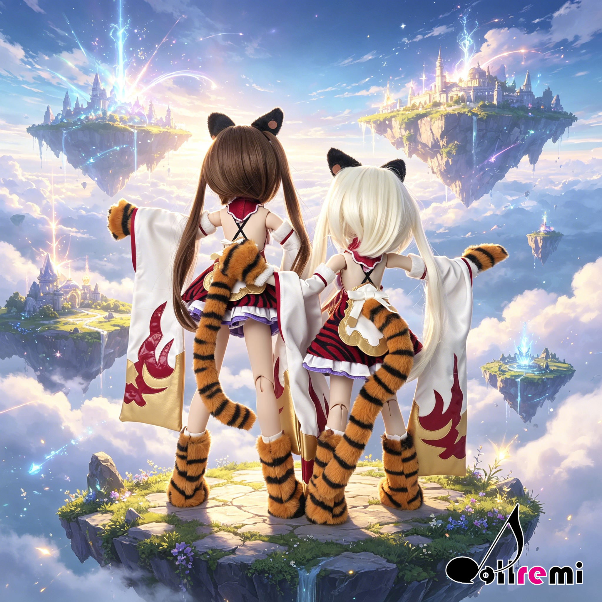 【dollremi】(DD0934) COS 碧藍幻想 Granblue Fantasy 虎神將 辛妲拉 Cidala - 黄桃 Huang
