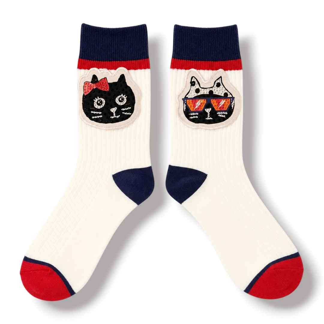 (Pre Order) Skye x Pebbly BiColor Socks